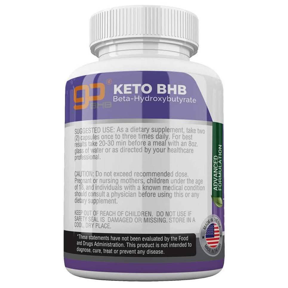 Keto BHB Pillen 1200mg Ketogene Keto Pillen für Frauen und Männer