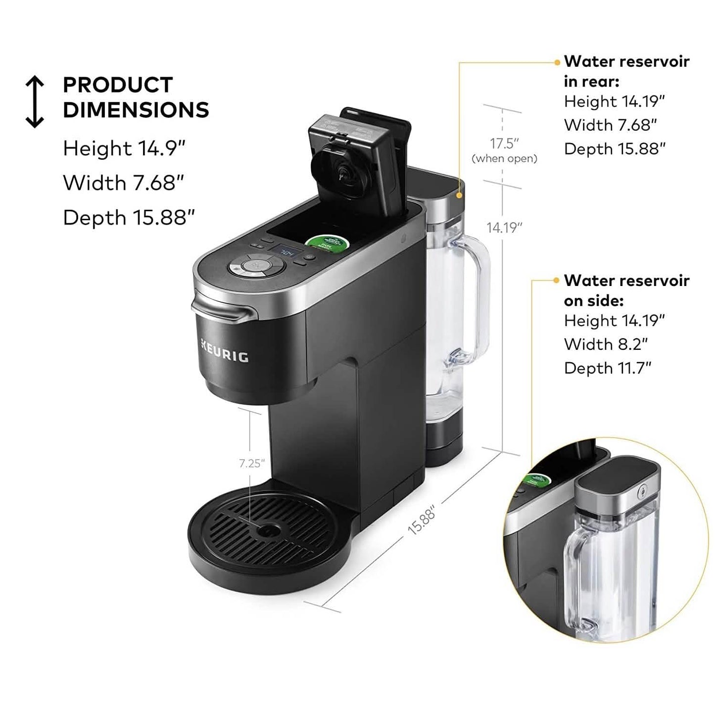Keurig K-Duo Plus Kaffeemaschine (Generalüberholt)