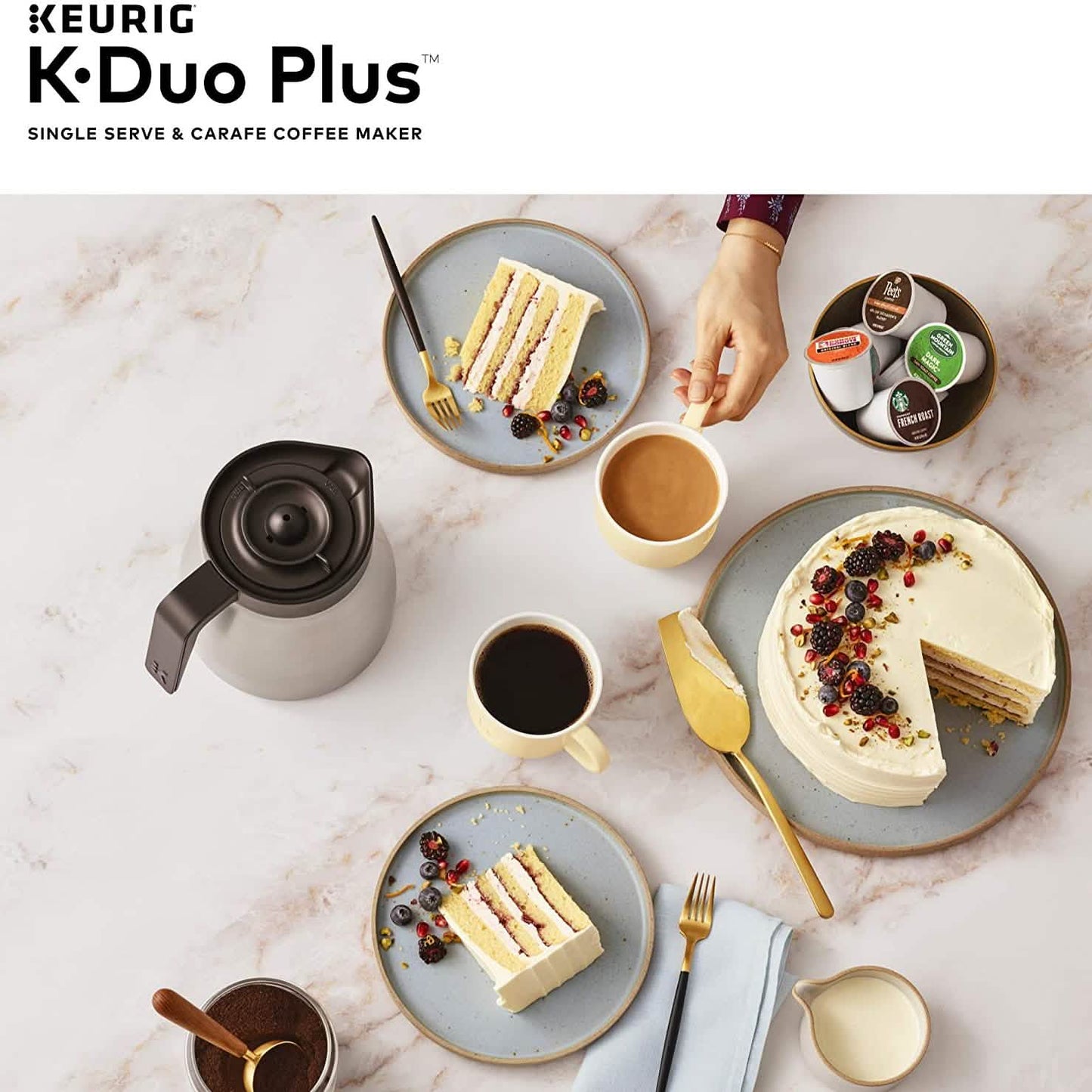 Keurig K-Duo Plus Kaffeemaschine (Generalüberholt)