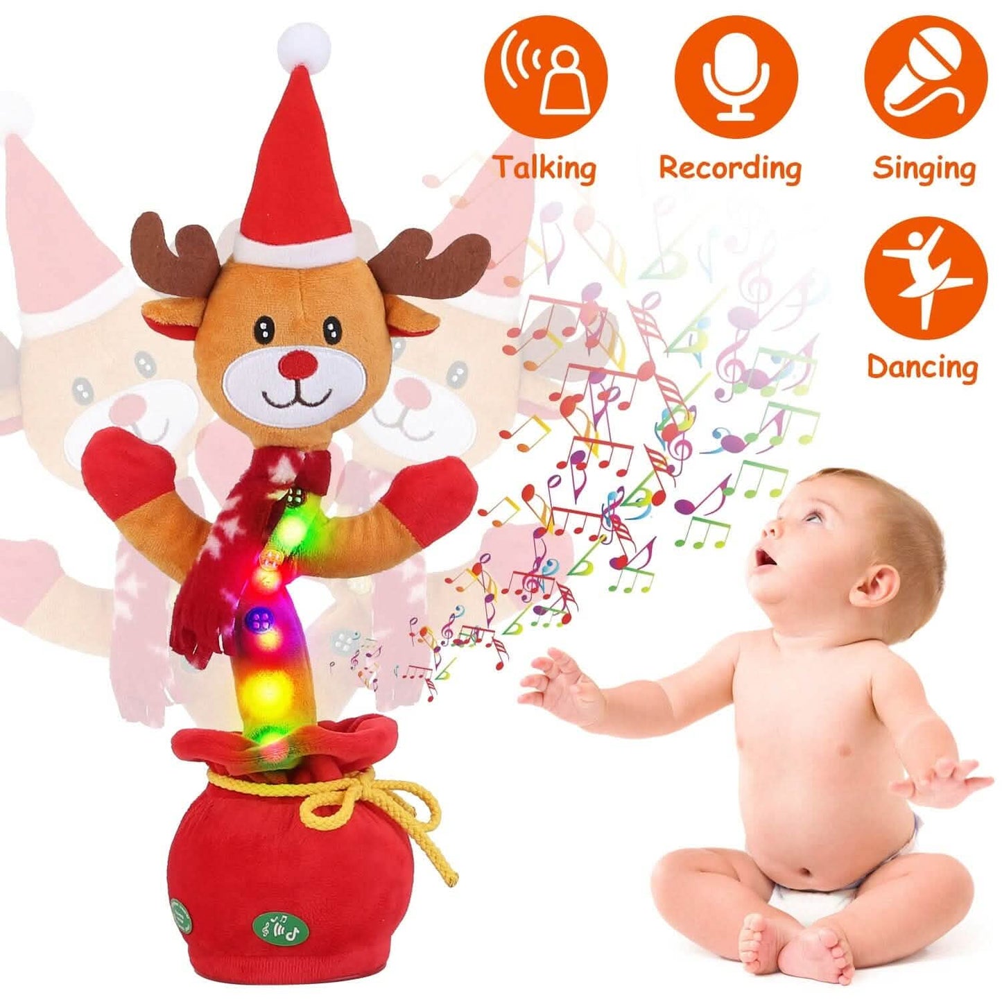 Elektrisches Tanz-Weihnachtsspielzeug für Kinder