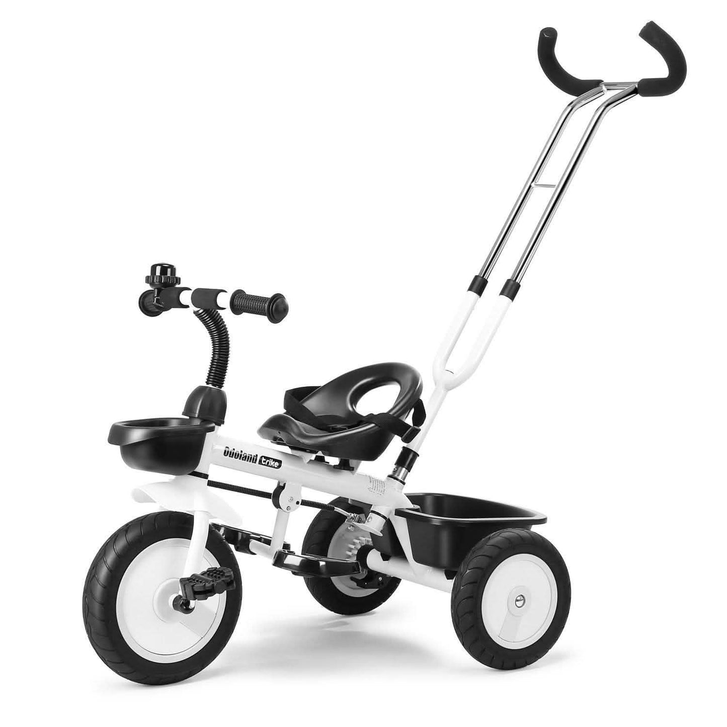 Kinder-Dreirad-Buggy mit einziehbarer Schubstange