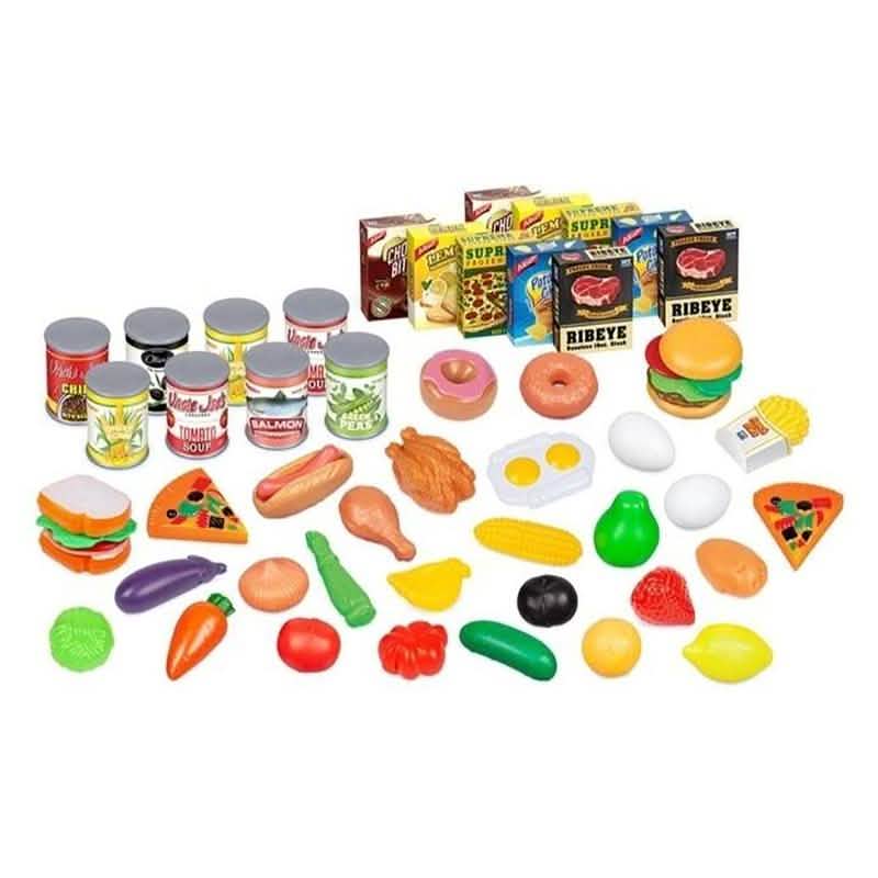 Kinder-Spielzeuglebensmittel-Set (sortiert) – Verschiedene Set-Größen