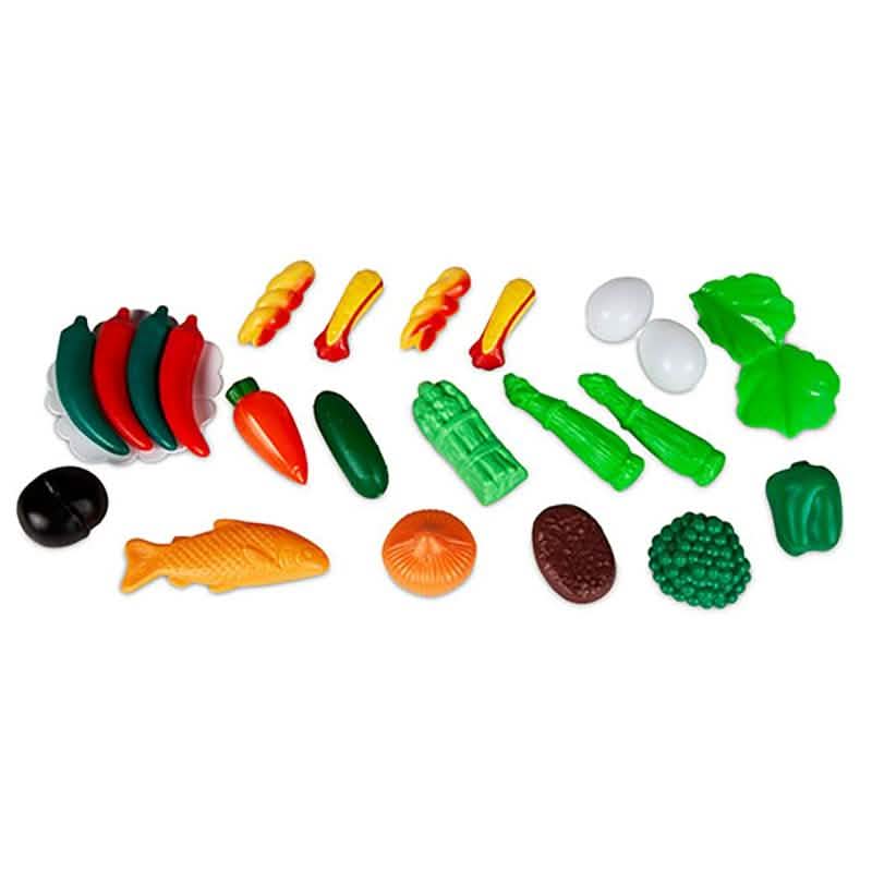 Kinder-Spielzeuglebensmittel-Set (sortiert) – Verschiedene Set-Größen