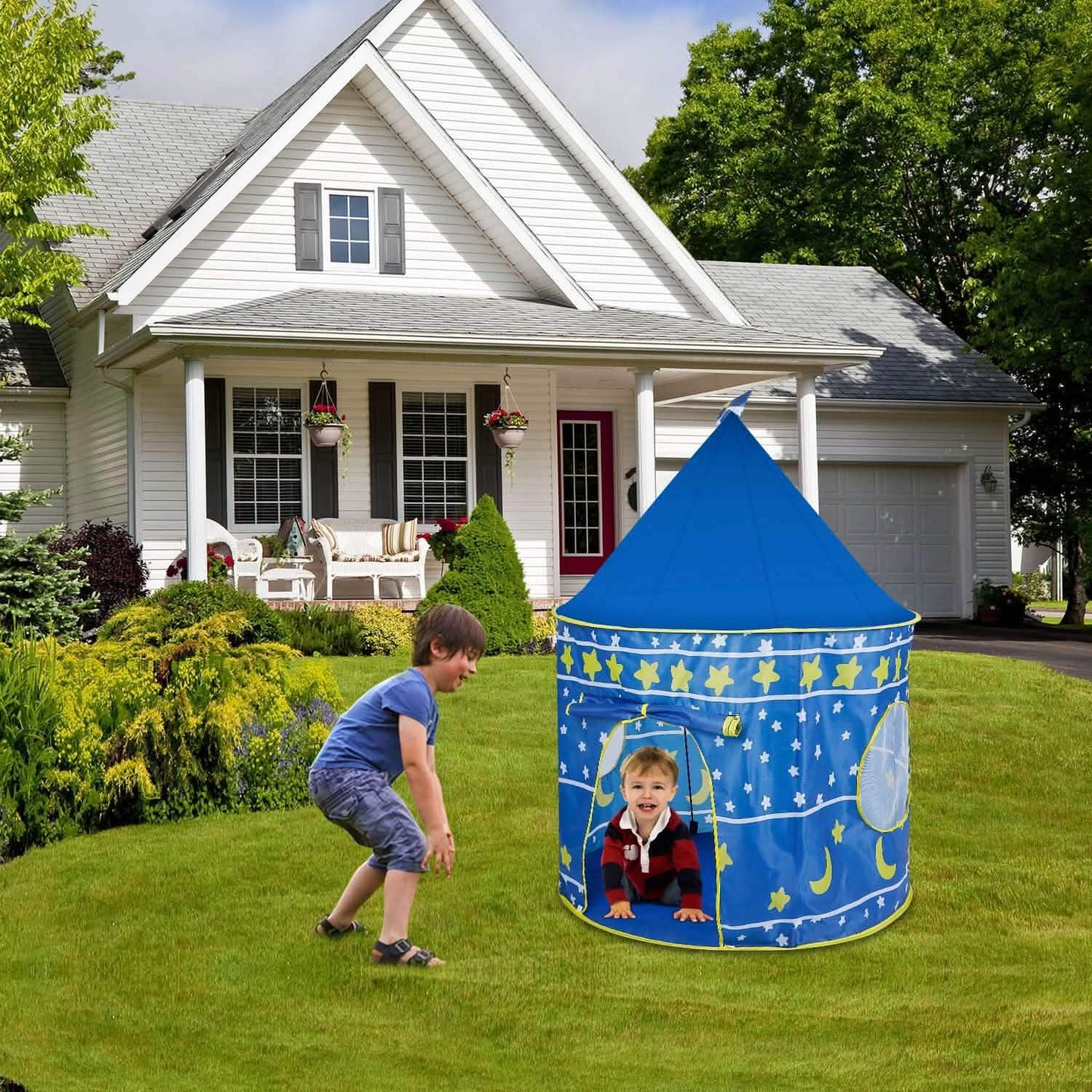 Kinder-Faltspielzelt zum Aufstellen
