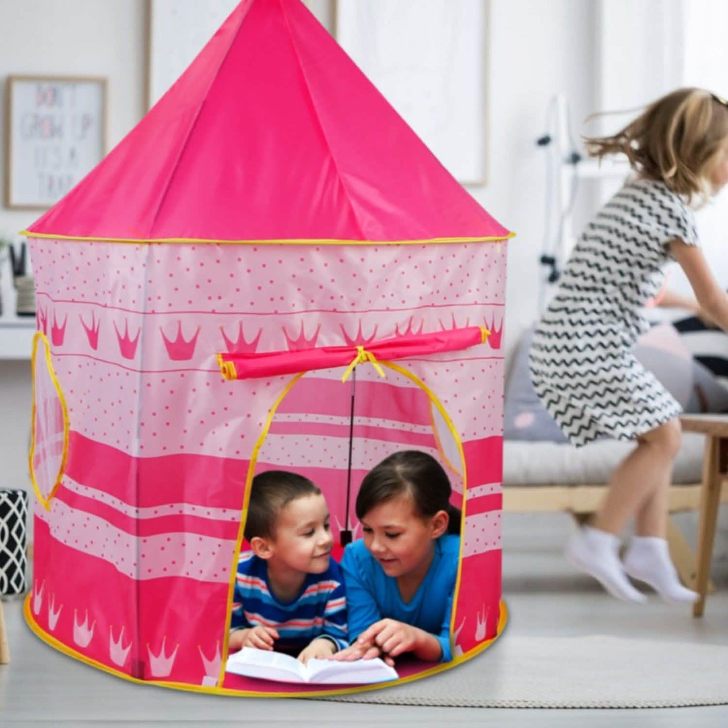 Kinder-Faltspielzelt zum Aufstellen