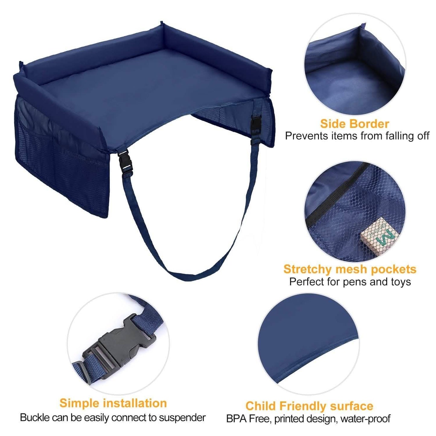 Kids Safety Reisetablett Wasserdicht Autositz