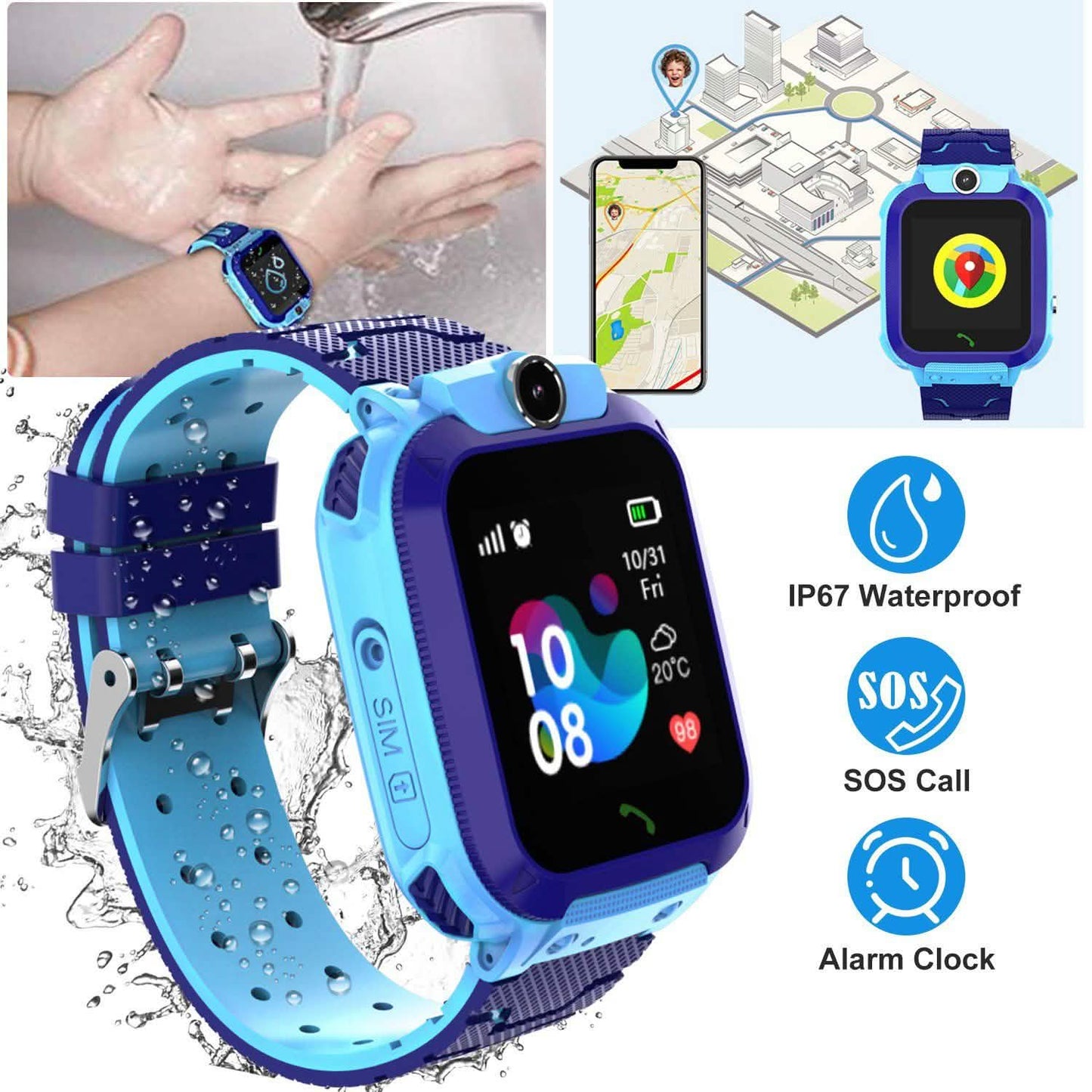 Smartwatch GPS Tracker für Kinder