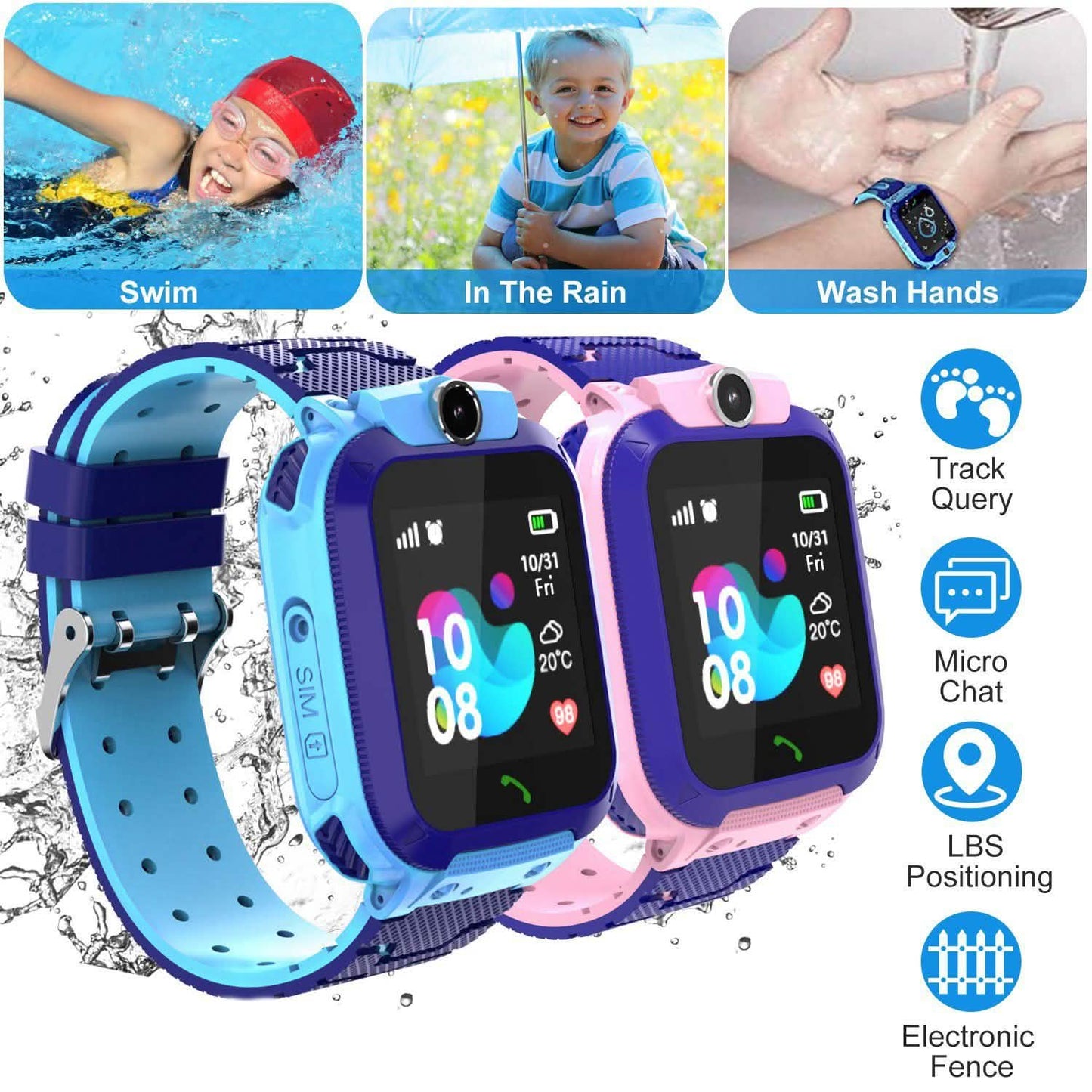 Smartwatch GPS Tracker für Kinder