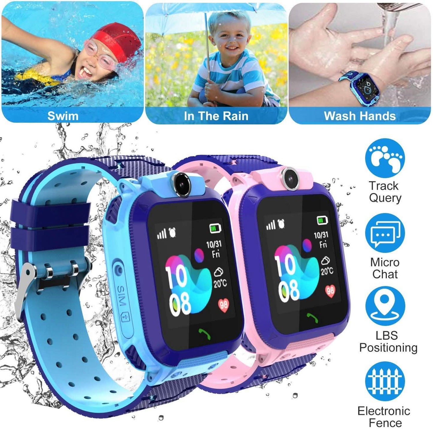 Smartwatch GPS Tracker für Kinder