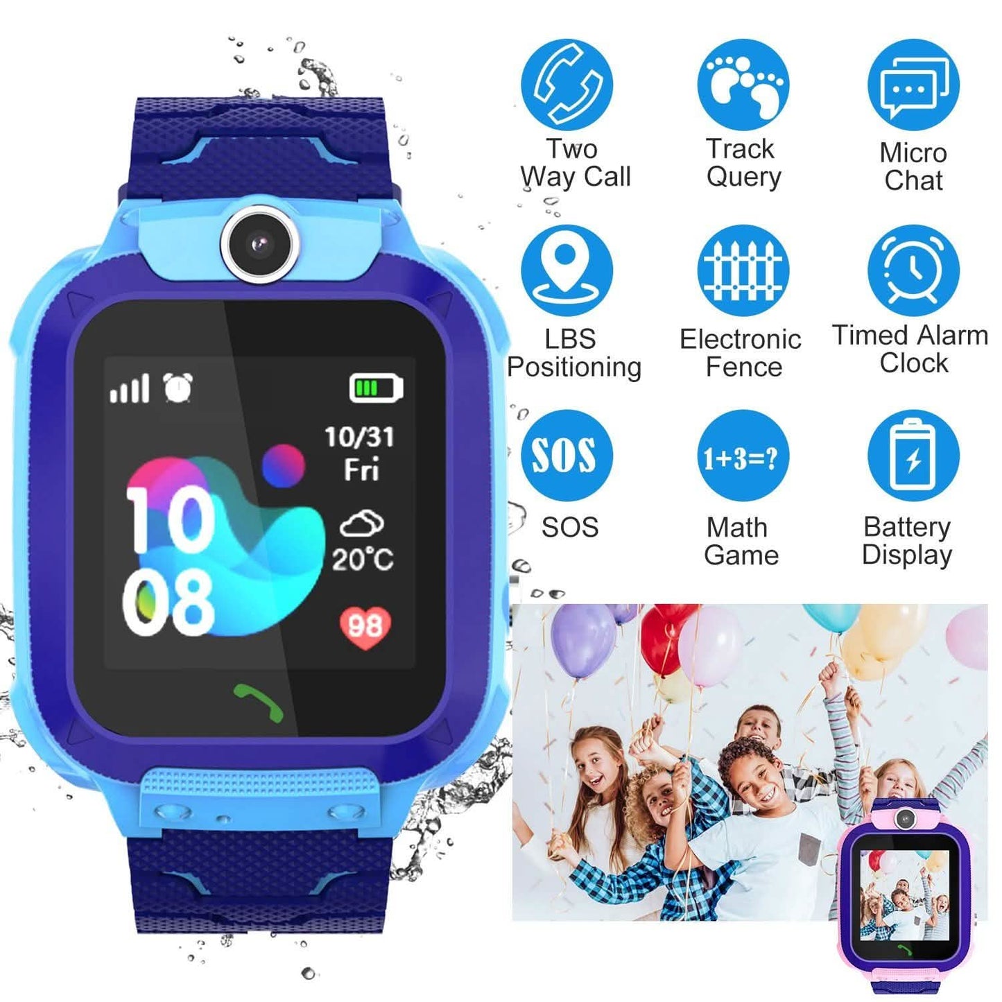 Smartwatch GPS Tracker für Kinder