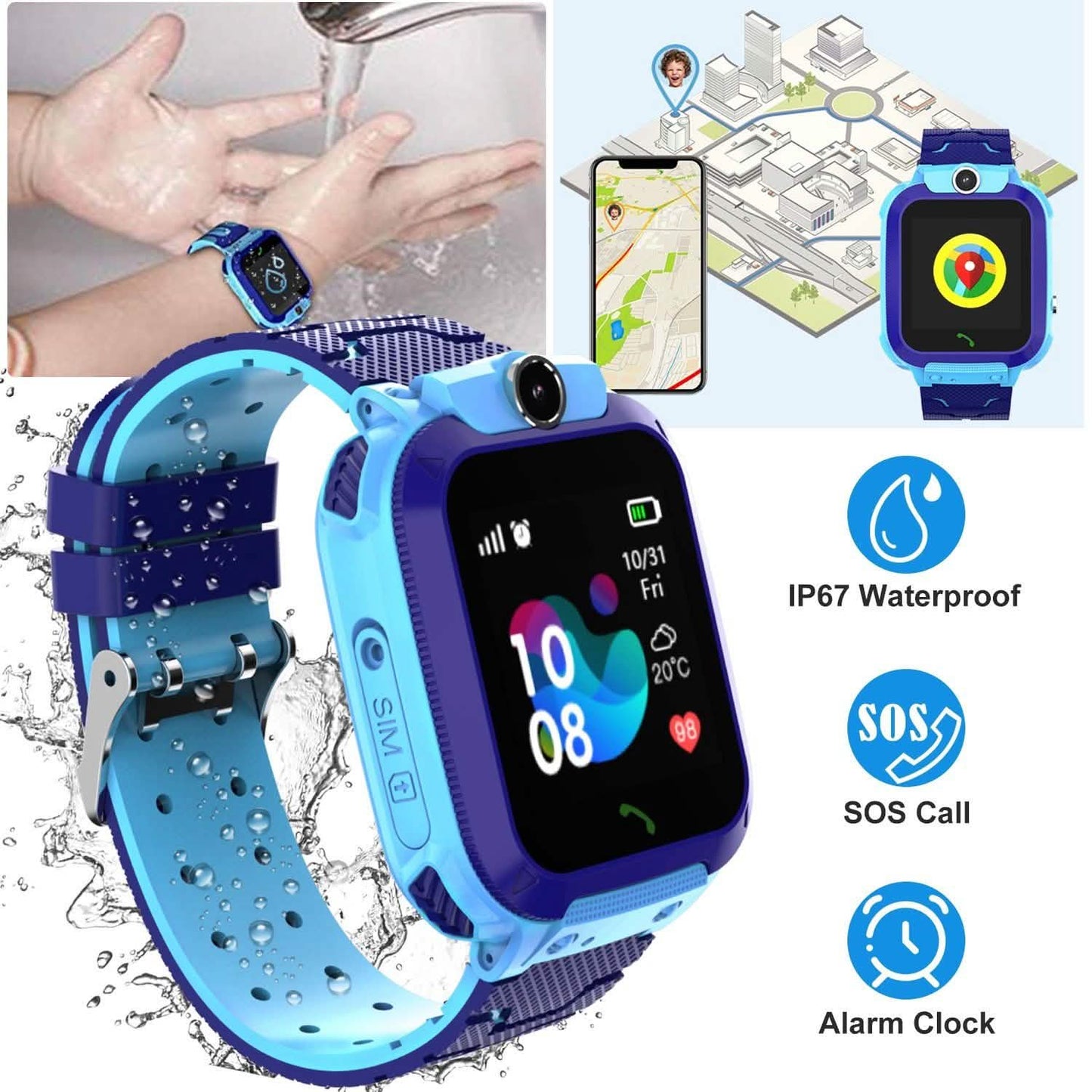 Smartwatch GPS Tracker für Kinder