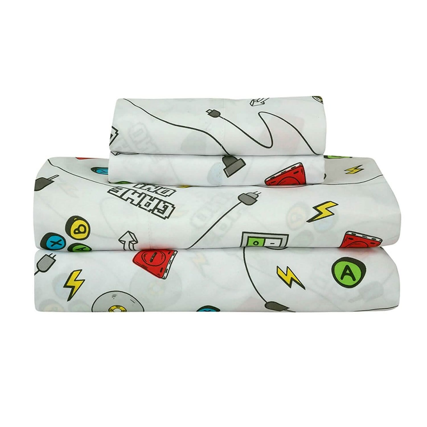 Kidz Mix Game On Leuchtende Bettwäsche-Komplettset