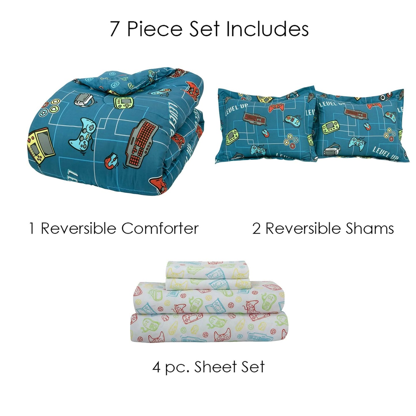 Kidz Mix Level Up Leuchtendes Bett-in-a-Bag