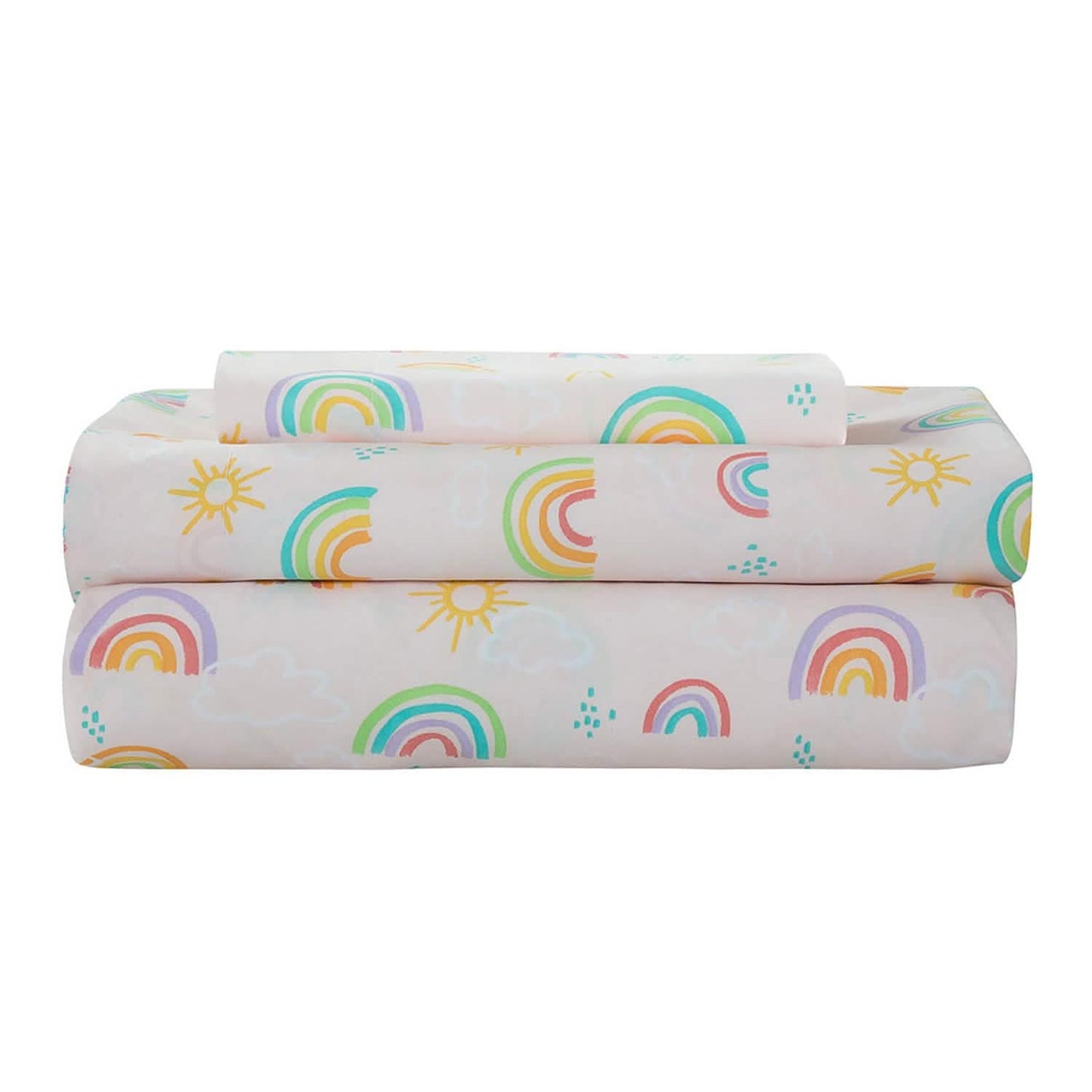 Kidz Mix Regenbogenwolken Bettwäsche-Set