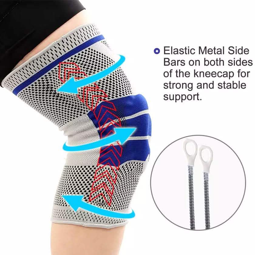 Knieorthese Kompressionsmanschette Knieschützer Unterstützung für Meniskusriss Einzelbandage