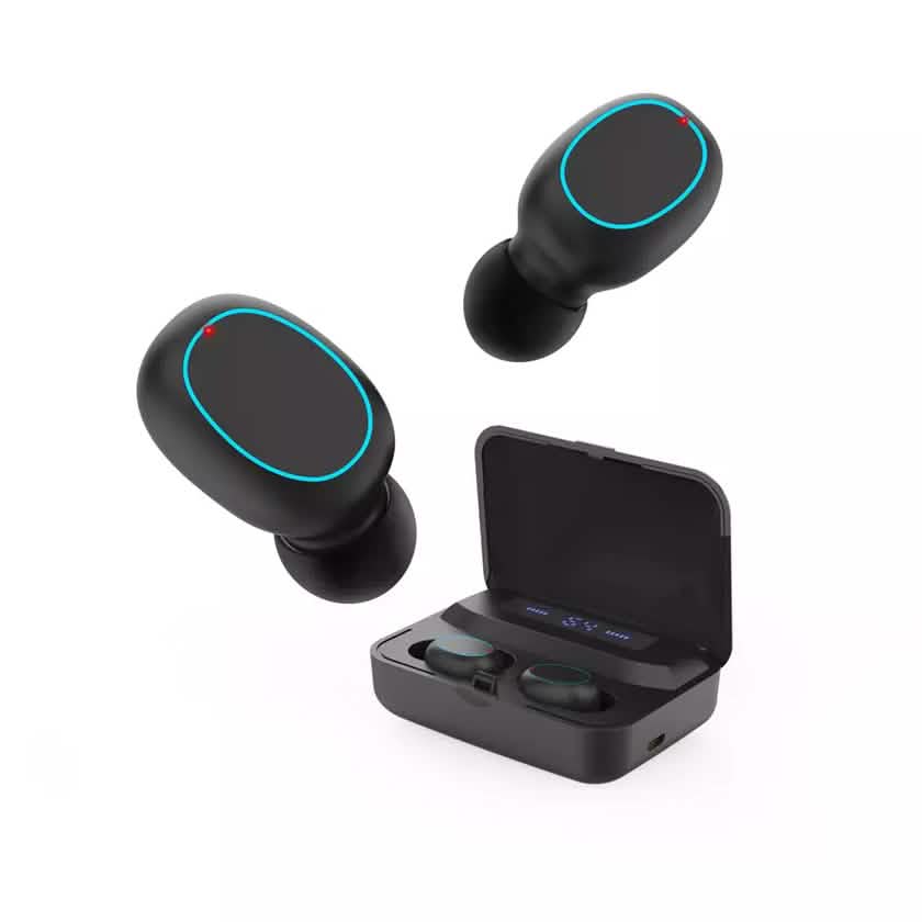 Laud Pro Buds True Wireless Bluetooth 5.2 Ohrhörer mit digitaler Leistungsanzeige