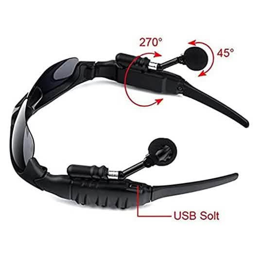 Leaden Kabellose Bluetooth MP3-Sonnenbrille