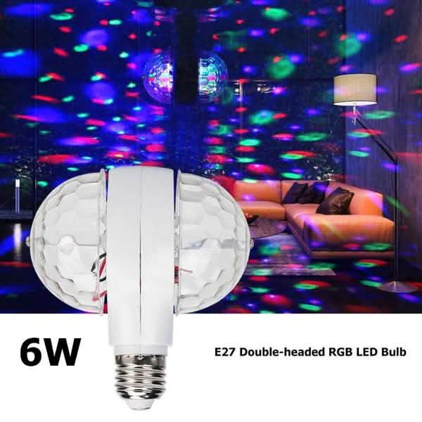 LED 6W rotierende Glühbirne