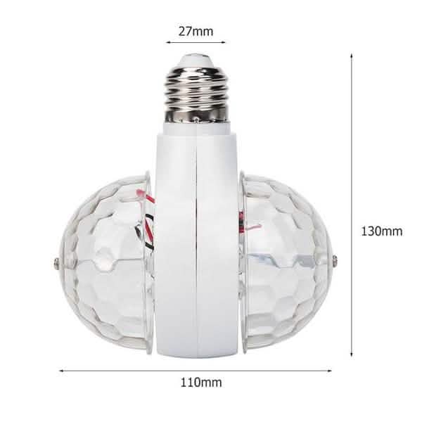 LED 6W rotierende Glühbirne