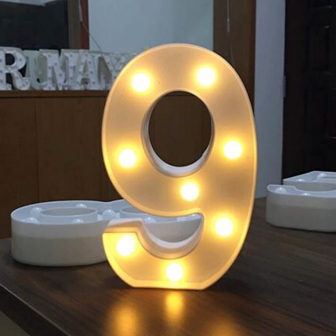 LED-Alphabet-Leuchte