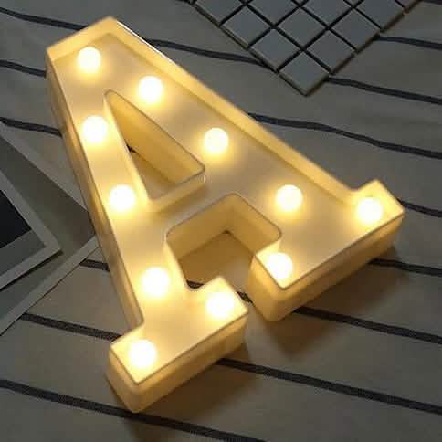 LED-Alphabet-Leuchte