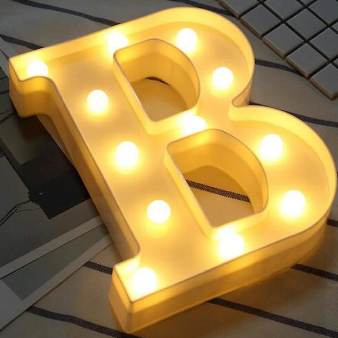 LED-Alphabet-Leuchte