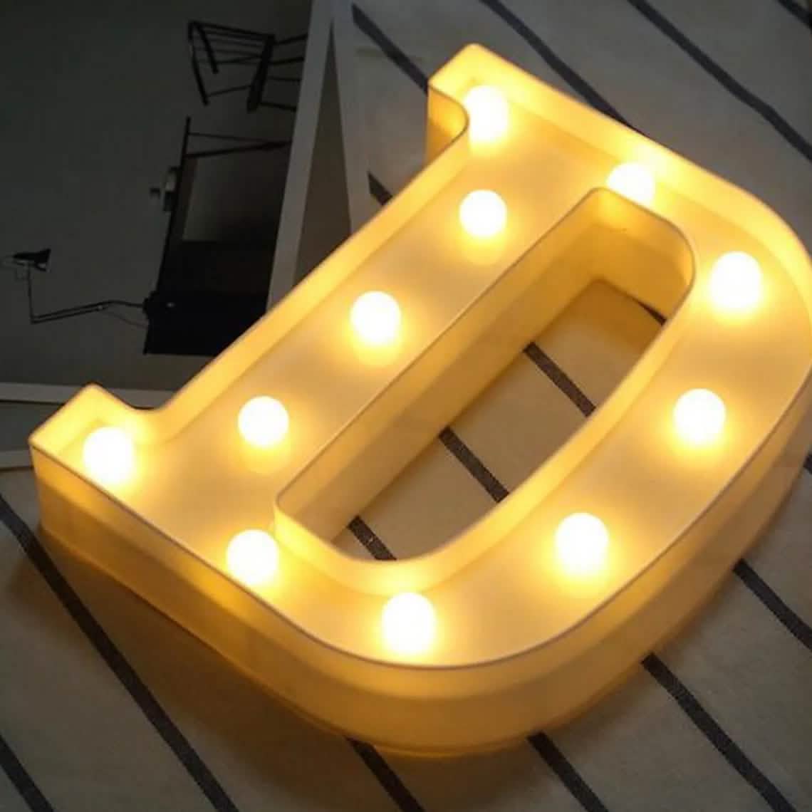 LED-Alphabet-Leuchte
