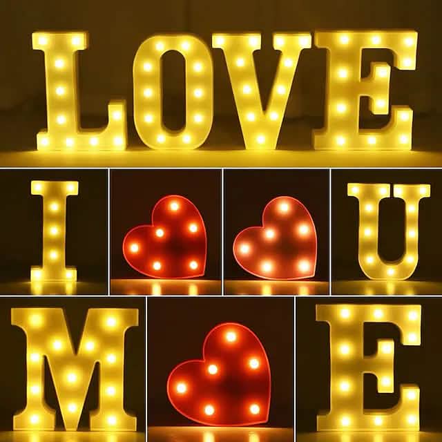 LED-Alphabet-Leuchte