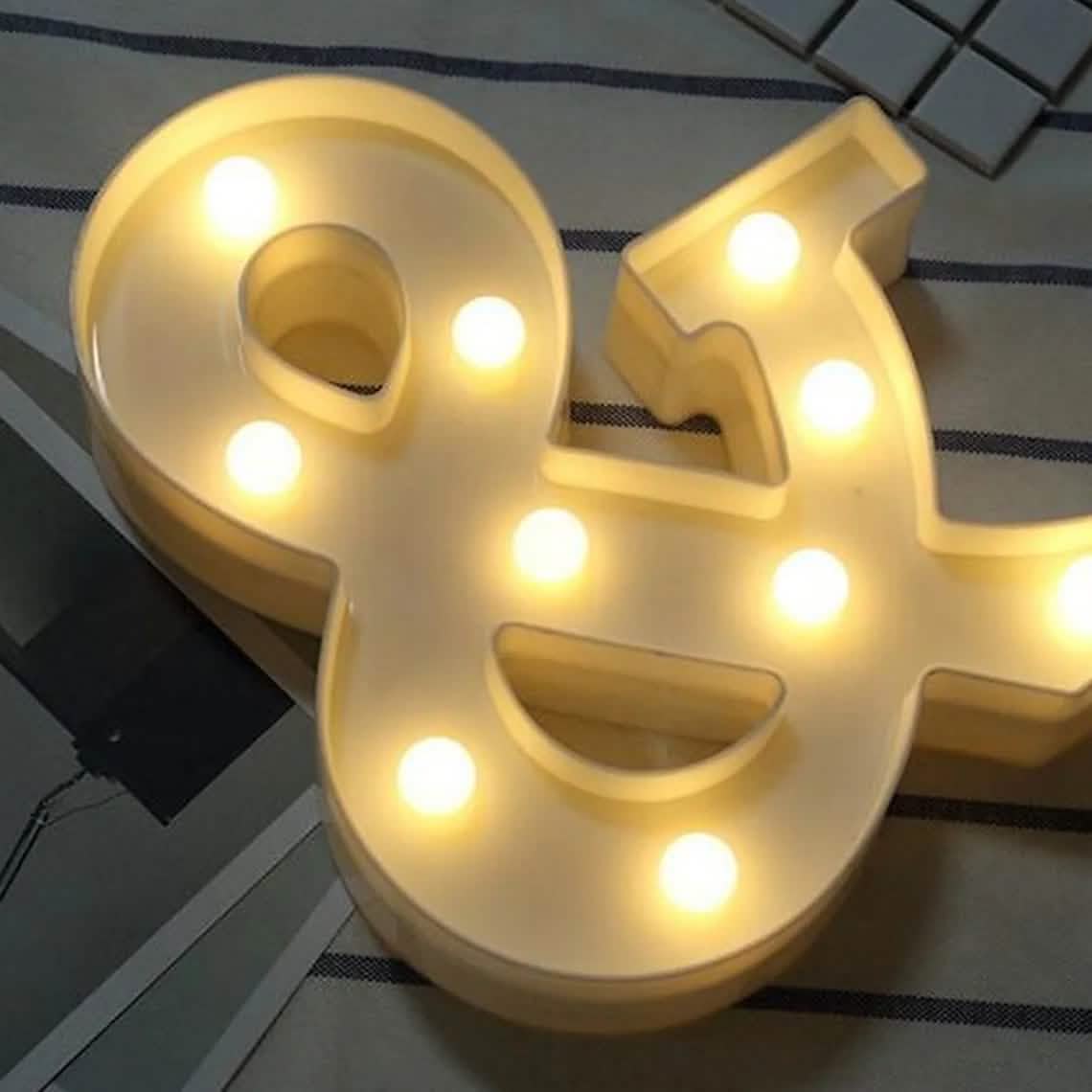 LED-Alphabet-Leuchte
