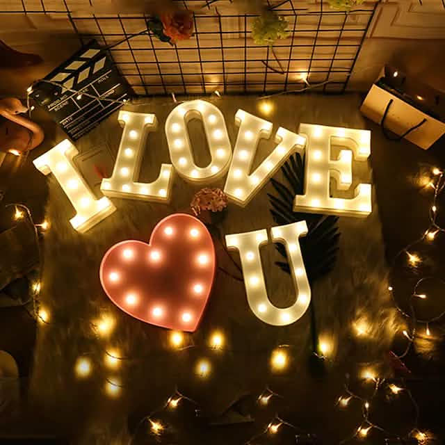 LED-Alphabet-Leuchte