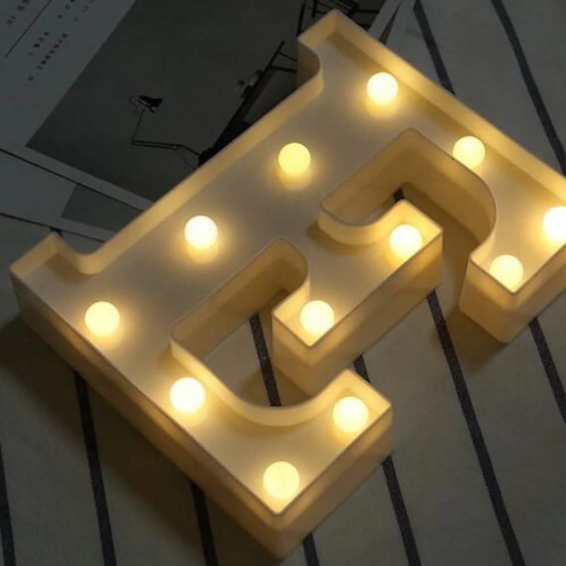 LED-Alphabet-Leuchte