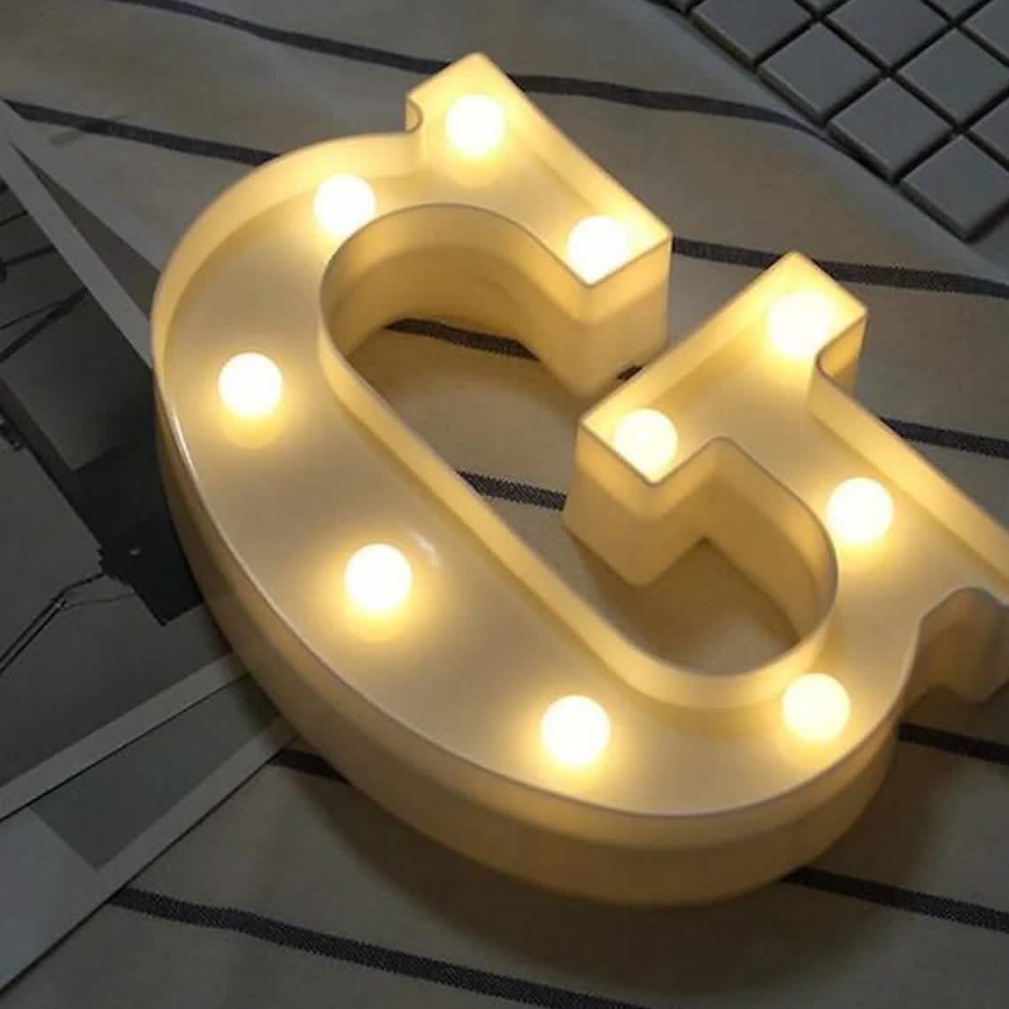 LED-Alphabet-Leuchte