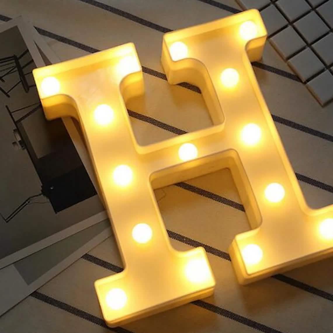 LED-Alphabet-Leuchte