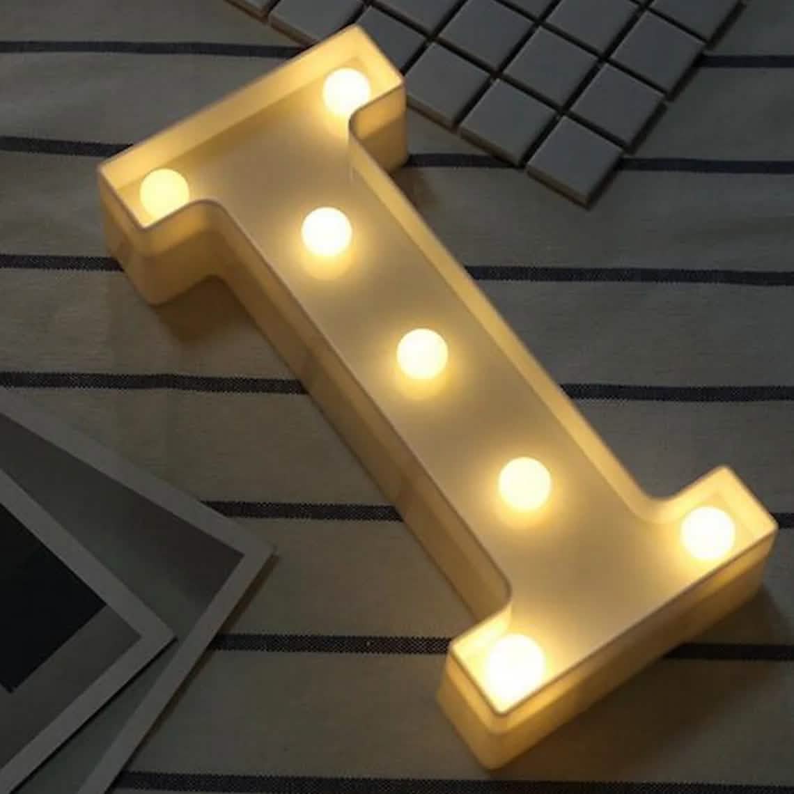 LED-Alphabet-Leuchte