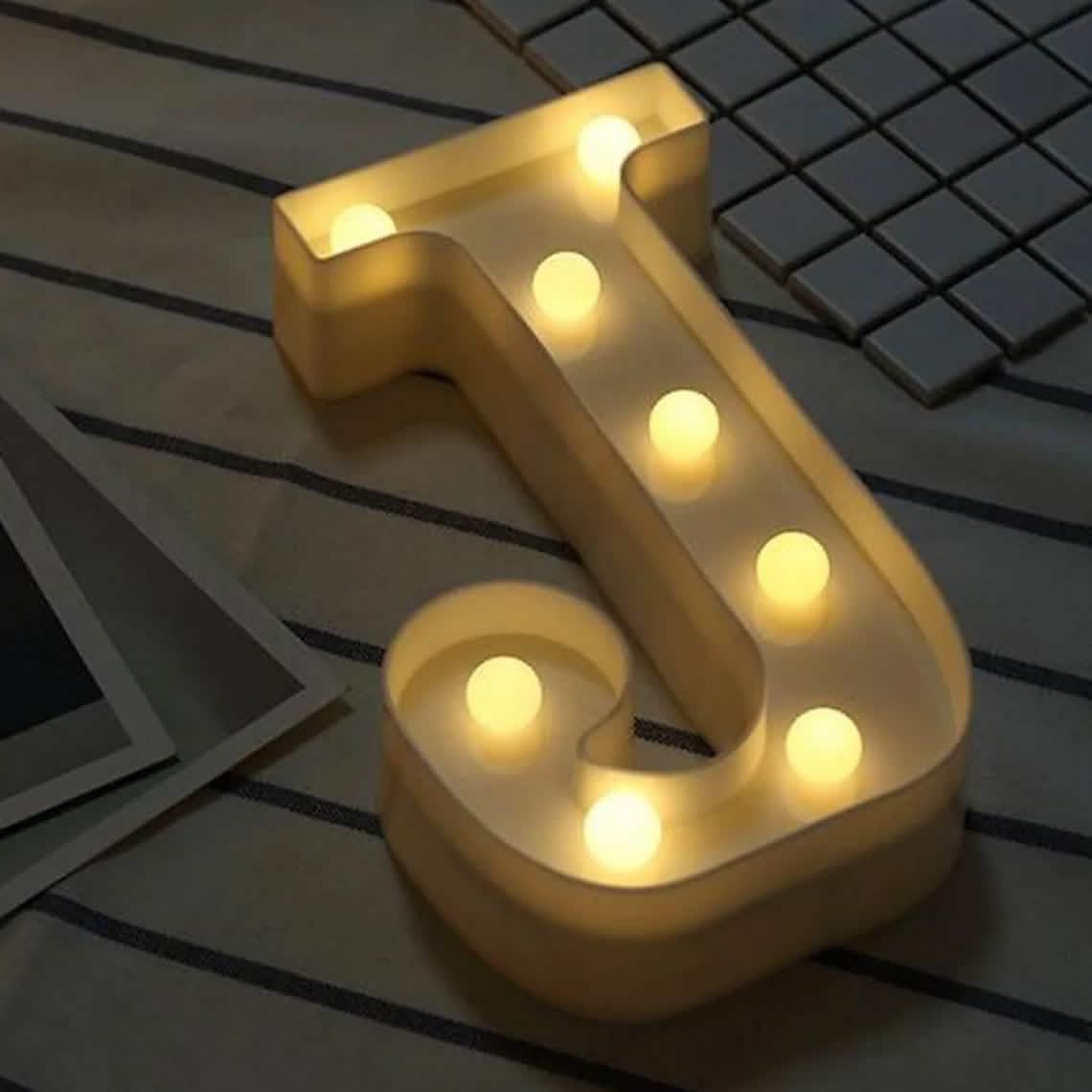 LED-Alphabet-Leuchte