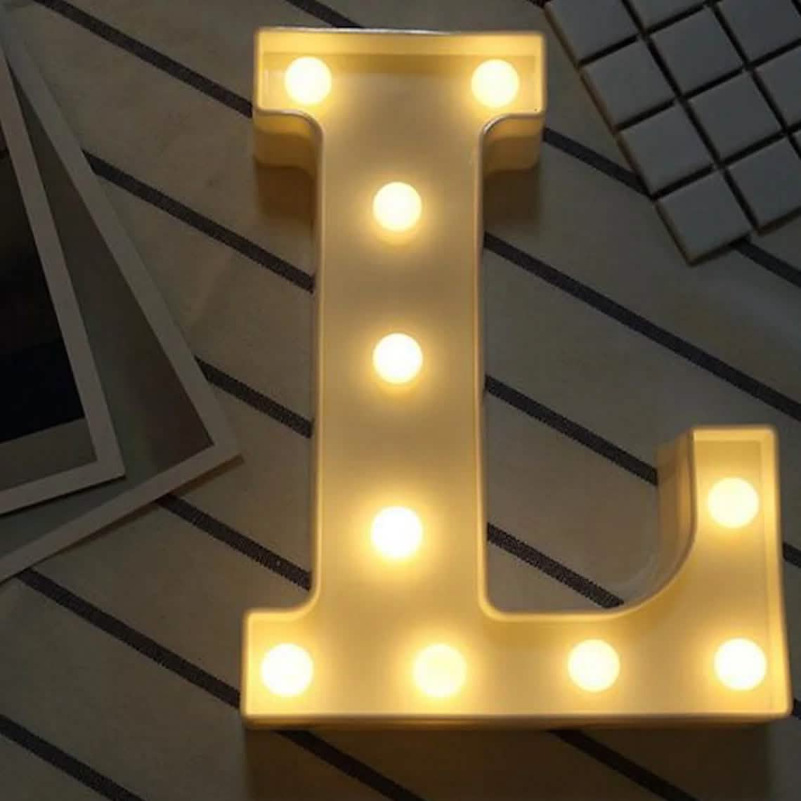 LED-Alphabet-Leuchte