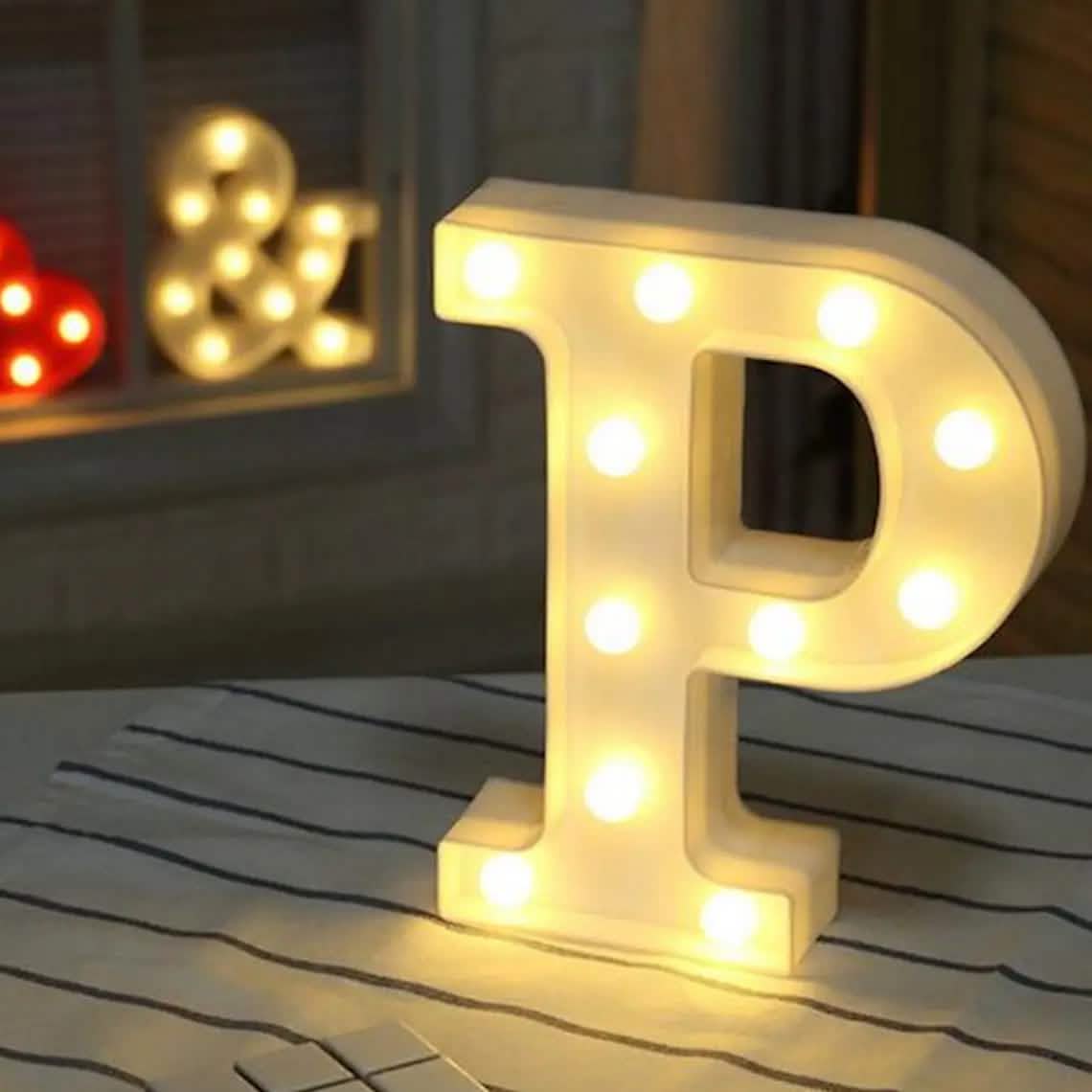 LED-Alphabet-Leuchte