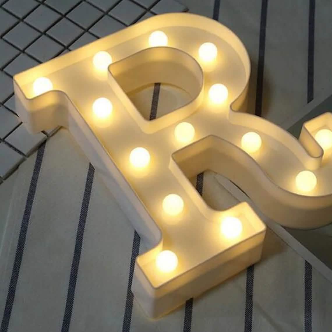 LED-Alphabet-Leuchte