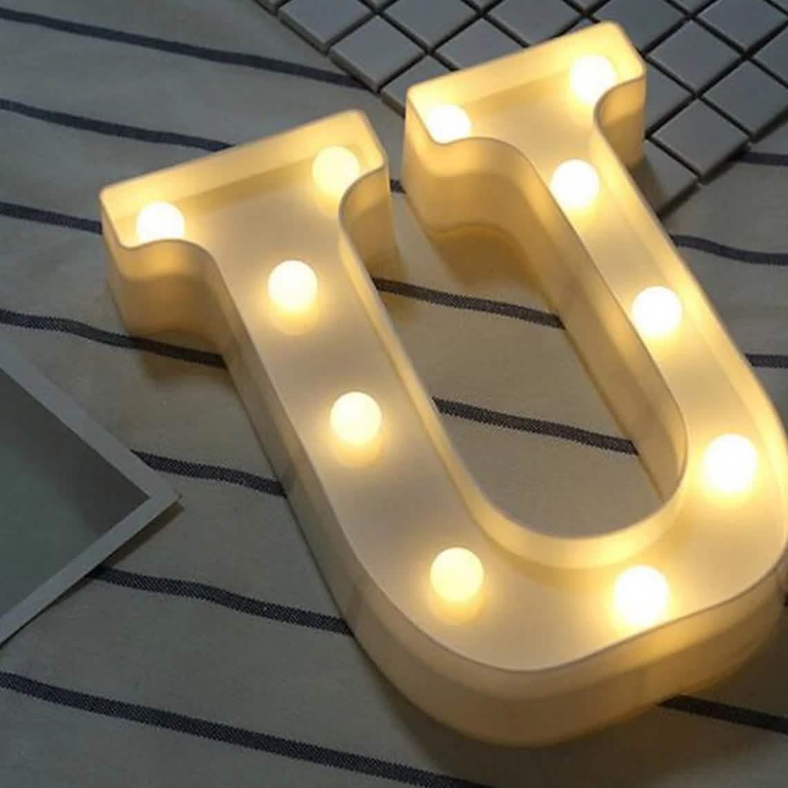LED-Alphabet-Leuchte