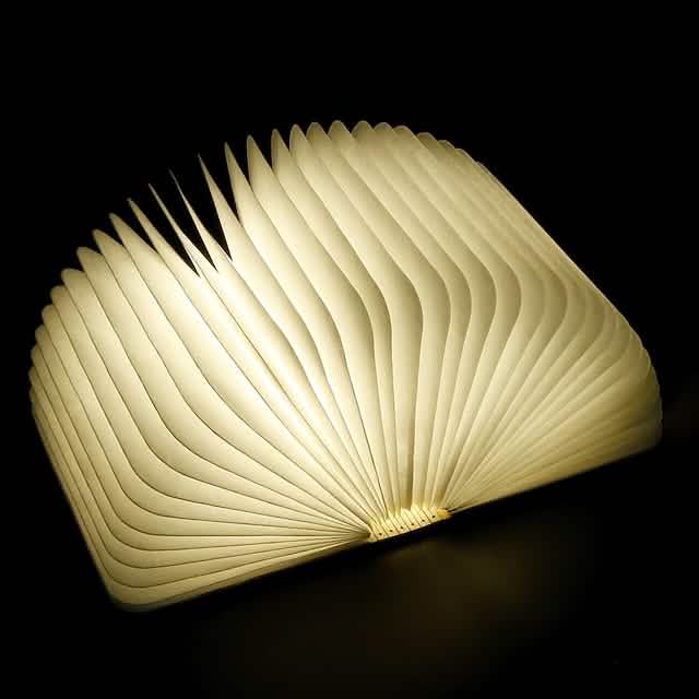 LED Nachttisch Stehleuchte Buch Tisch Nachtlampe