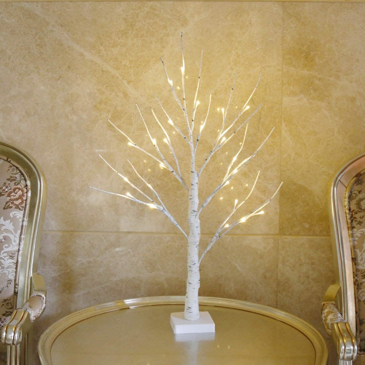 LED Weihnachts-Birken-Lichter für Zuhause