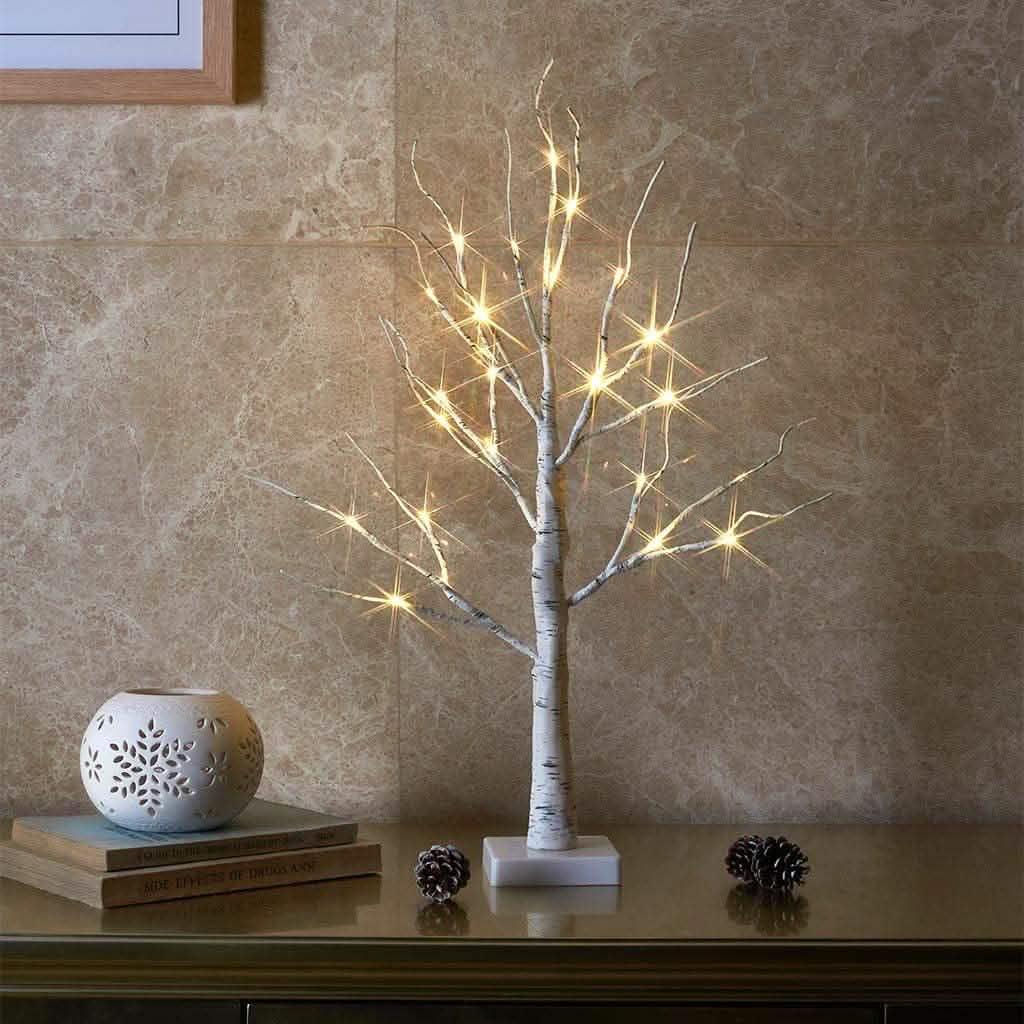 LED Weihnachts-Birken-Lichter für Zuhause