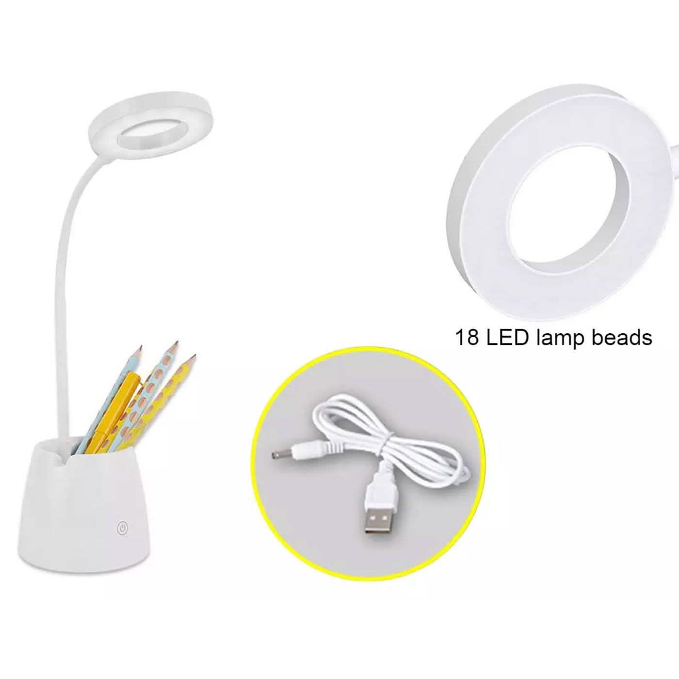LED-Schreibtischlampe 3 Farbmodi Augenschonende Tischleuchte