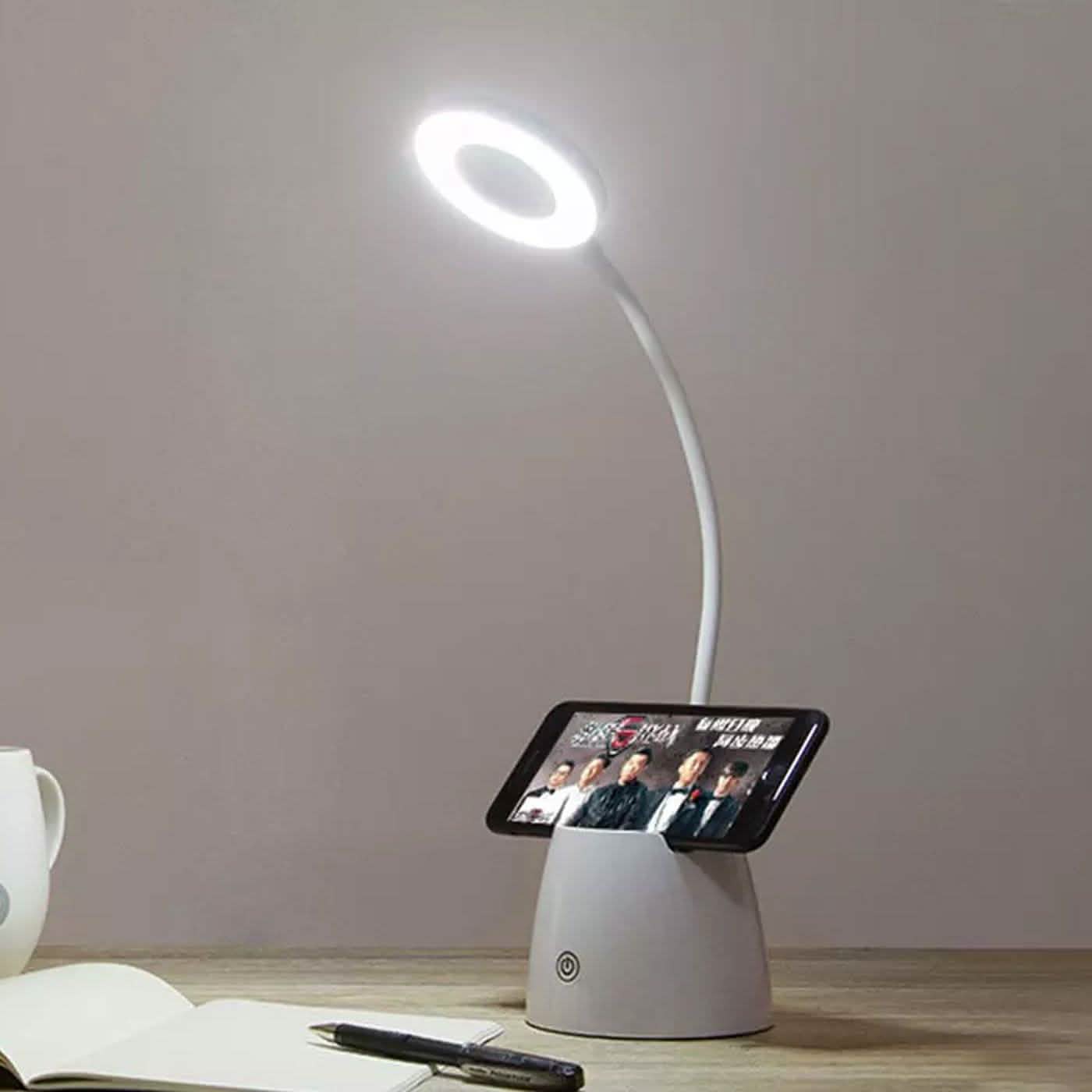 LED-Schreibtischlampe 3 Farbmodi Augenschonende Tischleuchte