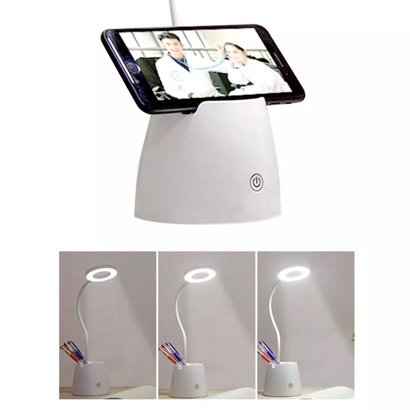 LED-Schreibtischlampe 3 Farbmodi Augenschonende Tischleuchte