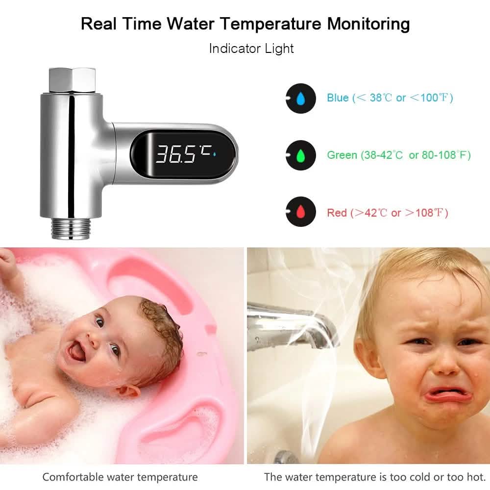 LED Digitales Duschthermometer