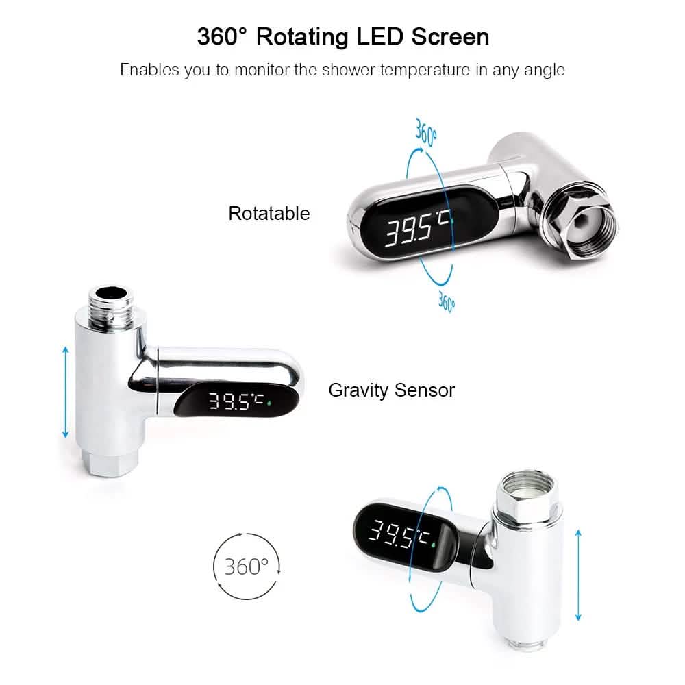 LED Digitales Duschthermometer