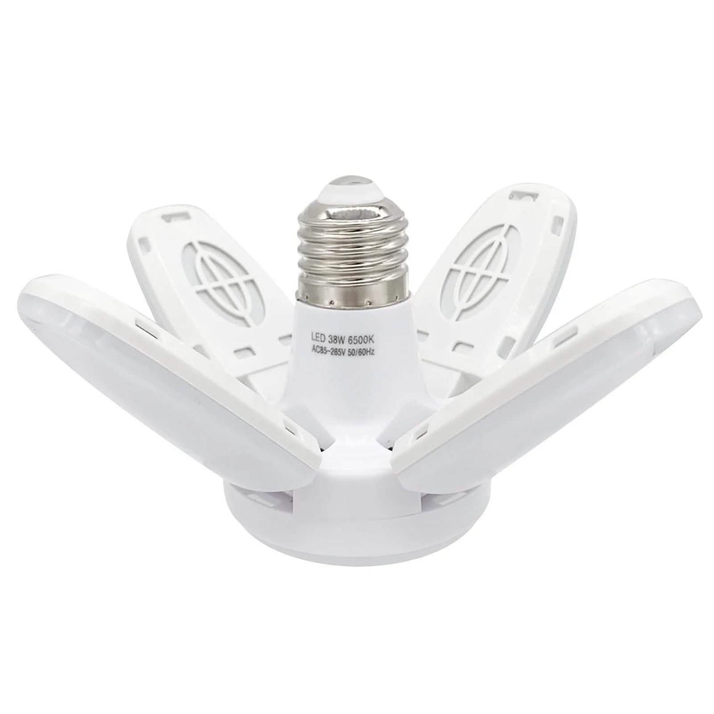 Dimmbare LED-Deckenleuchte für die Garage mit 4 verstellbaren Paneelen