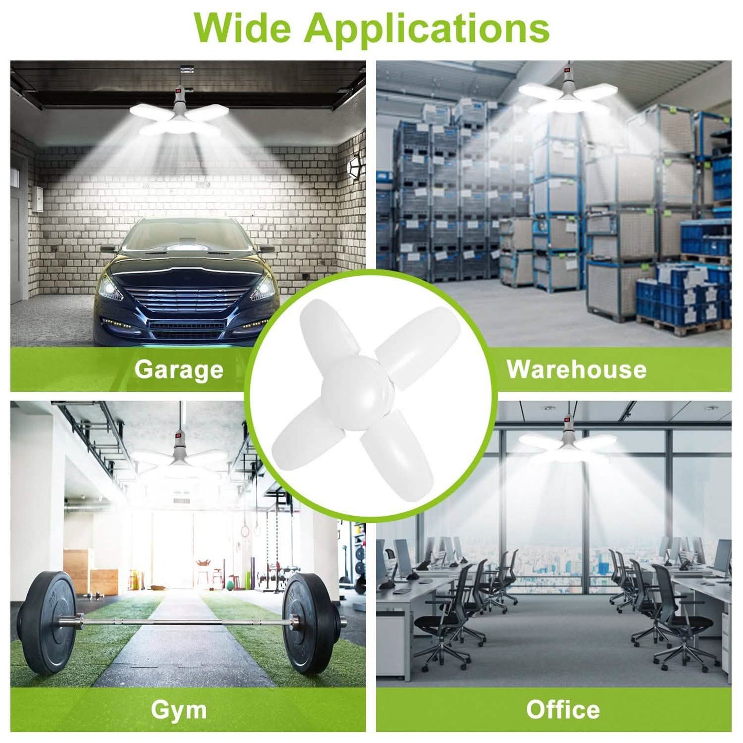 LED Garagenleuchte E27/B22 60W
