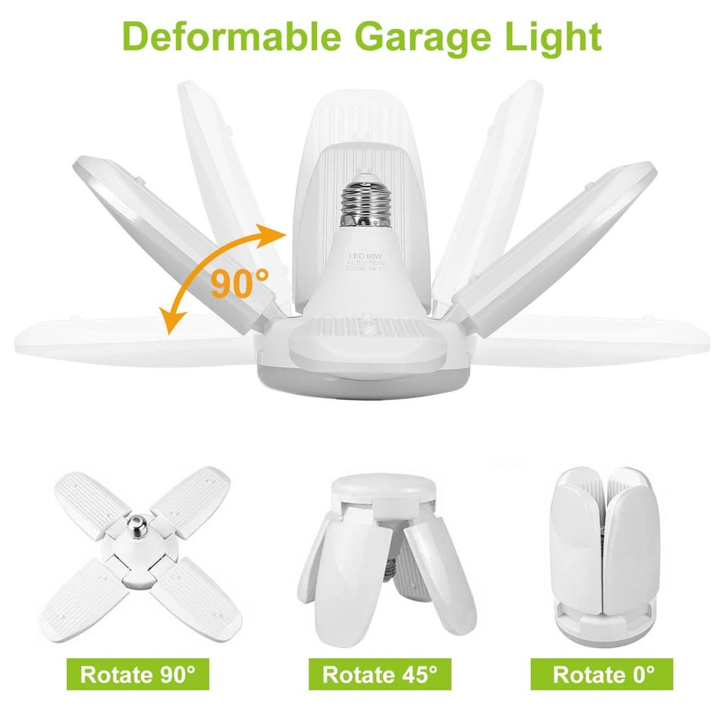LED Garagenleuchte E27/B22 60W
